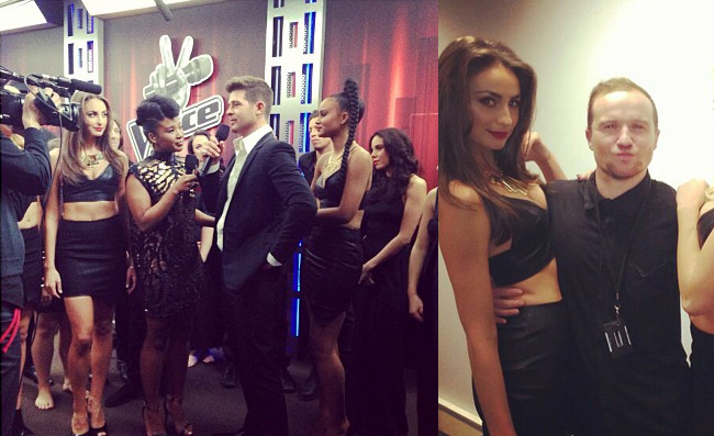 Bree_Robertson_Robin_Thicke_Marko_Panzic_The_Voice_Australia_backstage